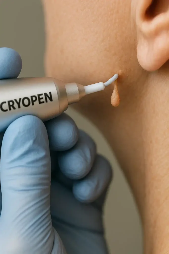 Cryopen for skin tags removal Nottinghamshire speak to our team today!