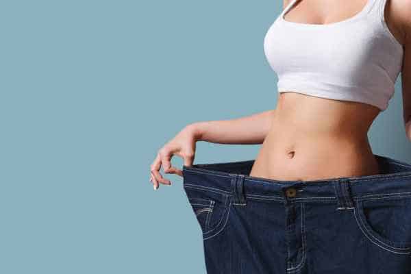 woman after fat reduction treatment Nottinghamshire