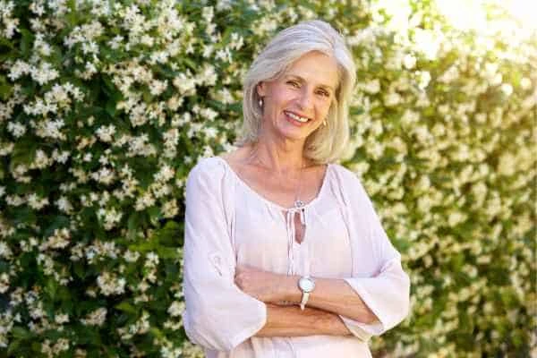 Older woman happy with urinary incontinence treatment Nottinghamshire