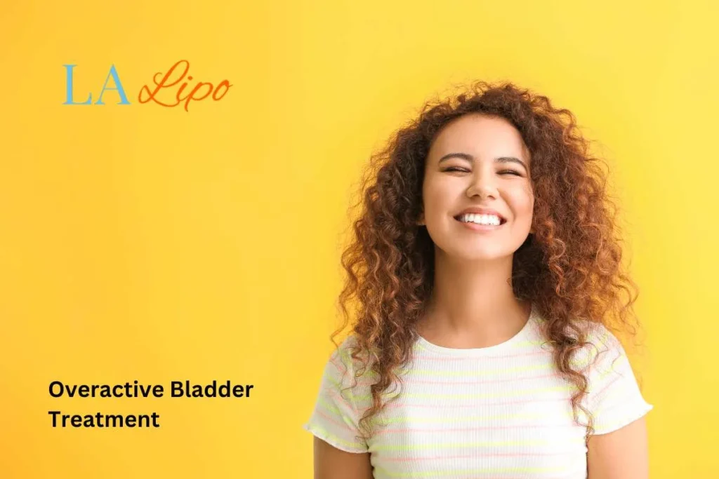 woman smiling about overactive bladder treatment Nottinghamshire solutions